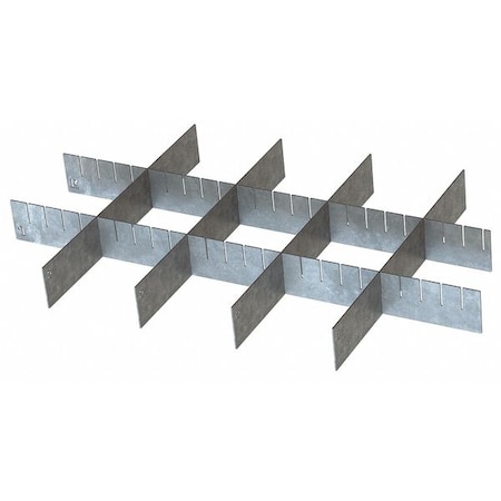 Divider 26 in.L x1/16 in. W Steel Silver by USA Swivel Pro Tool Chest & Side Cabinets