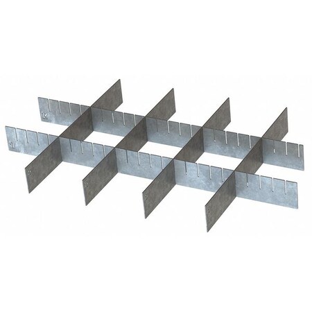 Divider 26 in.L x 1/16 in.W Steel Silver by USA Swivel Pro Tool Chest & Side Cabinets