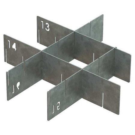 Drawer Divider Set SS For 26X203 8 Pc by USA Swivel Pro Tool Chest & Side Cabinets
