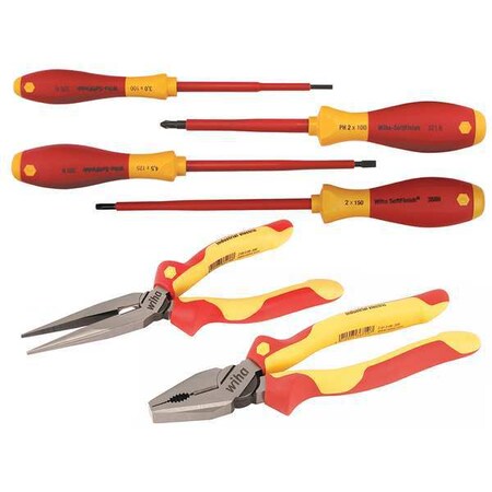 Insulated Tool Set 6 pc. Type 32984 by USA Wiha Insulated Tool Sets