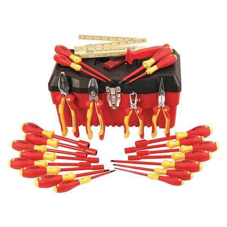 Insulated Tool Set 25 pc. by USA Wiha Insulated Tool Sets