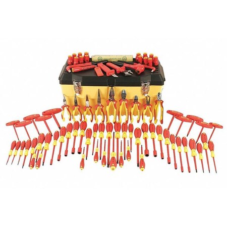 Insulated Tool Set 80 pc. Type 32877 by USA Wiha Insulated Tool Sets