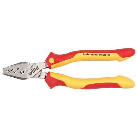 Crimper 30 to 6 AWG 7" L Insulated Type 32841 by USA Wiha Cable & Wire Crimping Tools