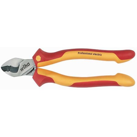 Insulated Cable Cutter Shear Cut 6 1/4In by USA Wiha Cable & Wire Cutters