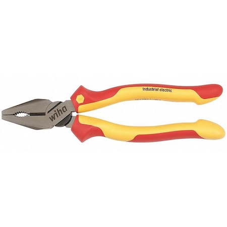 Insulated Linemans Pliers 8 In Type 32930 by USA Wiha Solid Joint Pliers