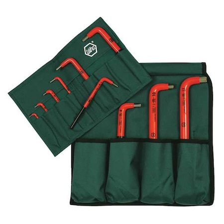 Insulated Hex Key Set Pieces 10 M12 by USA Wiha Hex Key Sets