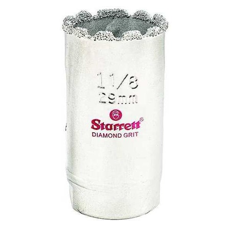 Diamond Grit Hole Saw 1 1/8 in 29mm Min. Qty 10 by USA Starrett Hole Saw Accessories