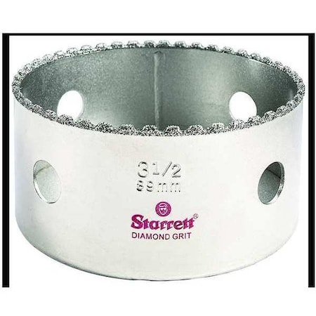 31/2" Diamond Grit Hole Saw Min. Qty 4 by USA Starrett Hole Saws & Cutters