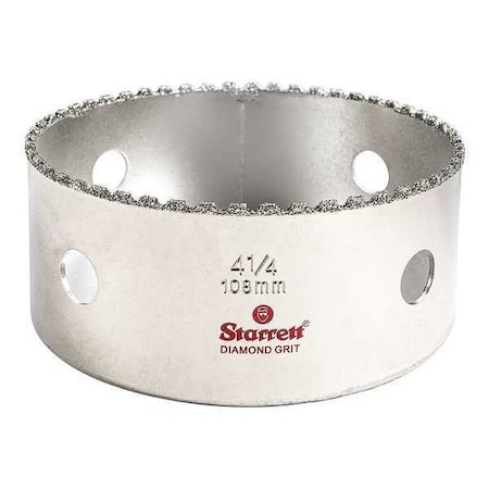 41/4" Diamond Grit Hole Saw Min. Qty 3 by USA Starrett Hole Saws & Cutters
