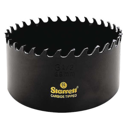 3 1/2" Carbide Tipped Hole Saw Min. Qty 10 by USA Starrett Hole Saws & Cutters