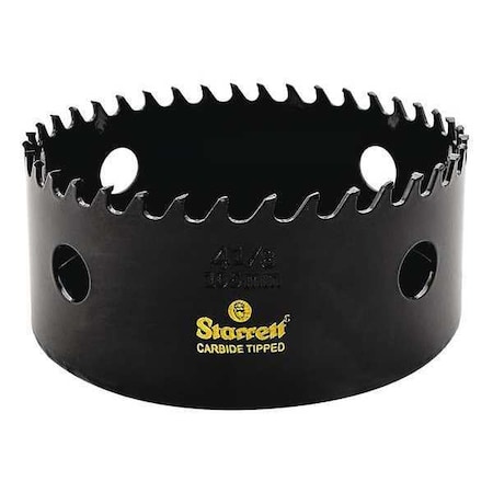 4 1/8" Carbide Tipped Hole Saw Min. Qty 4 by USA Starrett Hole Saws & Cutters