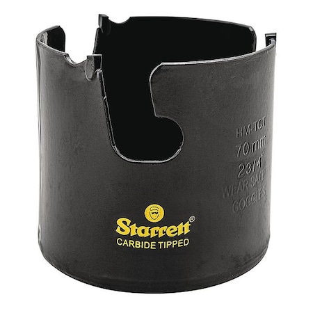 2 3/4" Tungsten Carbide Tipped Hole Saw Multi Purpose Min. Qty 10 by USA Starrett Hole Saws & Cutters