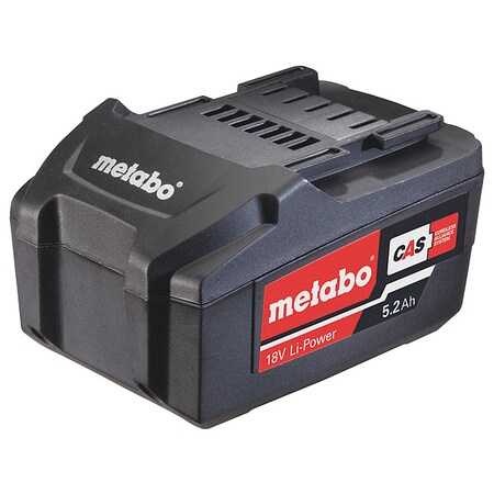 Battery Pack 18V 5.2Ah Li Ion by USA Metabo Cordless Power Tool Accessories