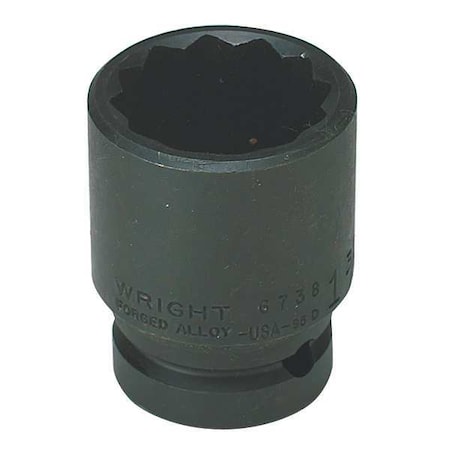 Impact Socket 3/4 In Dr 55mm 12 pt by USA Wright Tool Sockets