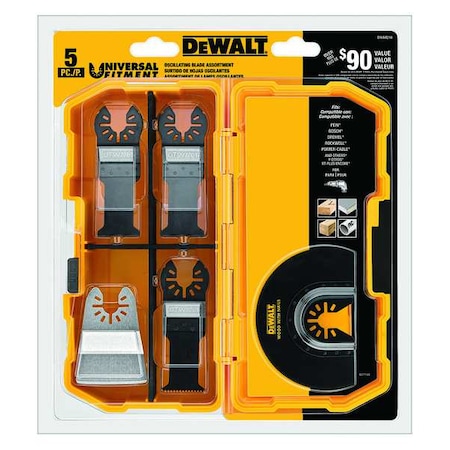 Osc Blade Set Steel 5 PC by USA Dewalt Rotary Tools & Accessories