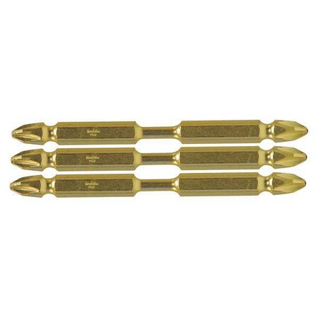 Insert Bit 1/4" Phillips #2 (1) #2 Bit by USA Makita Screwdriver Bits