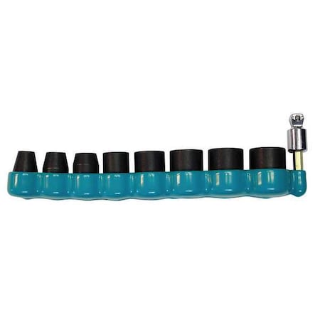 Socket Set Tatara Steel 3/8 In 9 pcs. by USA Makita Nut Setters & Bit Holders