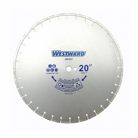 Diamond Saw Blade Masonry 20 in. Dia. by USA Westward Diamond Power Saw Blades