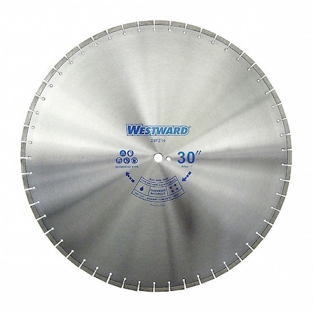 Diamond Saw Blade Masonry 30 in. Dia. Type 29FZ14 by USA Westward Diamond Power Saw Blades