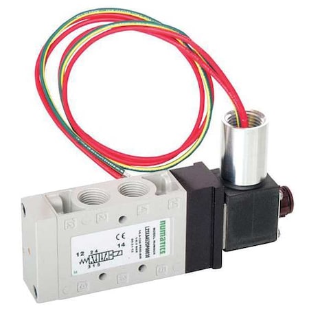 Haz Loc Sol Air Ctrl Valve 1/4 In 24VDC by USA Numatics Pneumatic Solenoid Air Control Valves