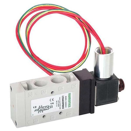 Haz Loc Sol Air Ctrl Valve 1/4 In 120VAC Type L12XA452OP00030 by USA Numatics Pneumatic Solenoid Air Control Valves