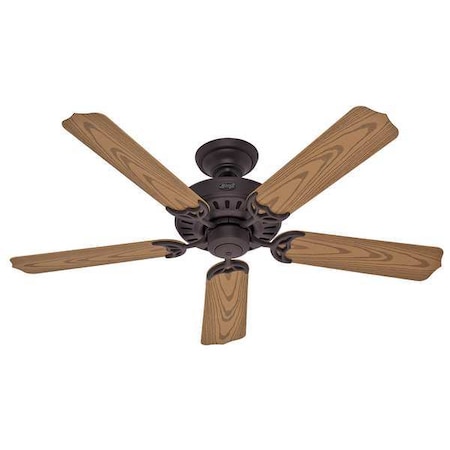 52" Outdoor Decorative Ceiling Fan New Bronze/Oak 3 Speed by Hunter in US