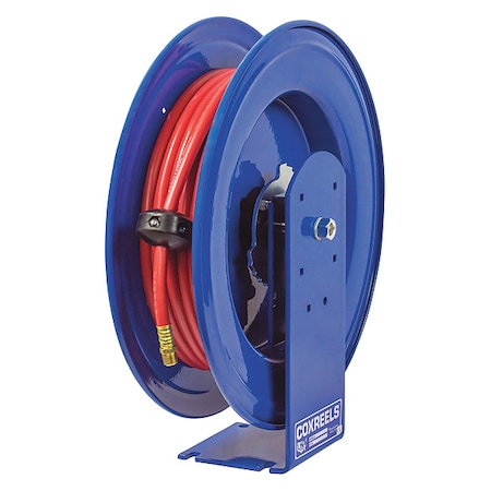 Hose Reel Spring Enclosed Cabinet Type E LP 330 by USA Coxreels Pneumatic Spring Return Hose Reels