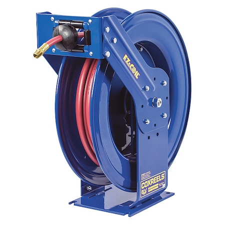 Hose Reel 3/8" MNPT 50 ft Spring by USA Coxreels Pneumatic Spring Return Hose Reels