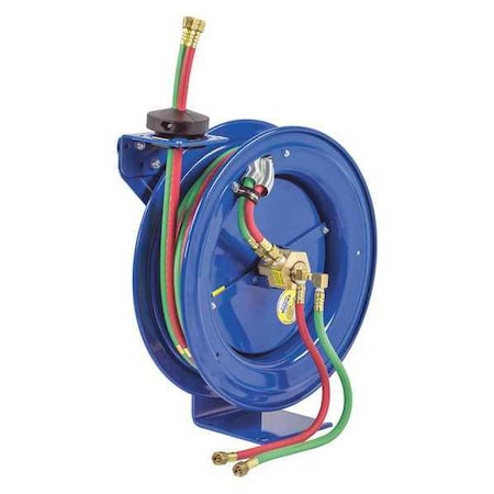 Safety Series Dual Hose Spring Rewind Type EZ P W 125 by USA Coxreels Pneumatic Spring Return Hose Reels