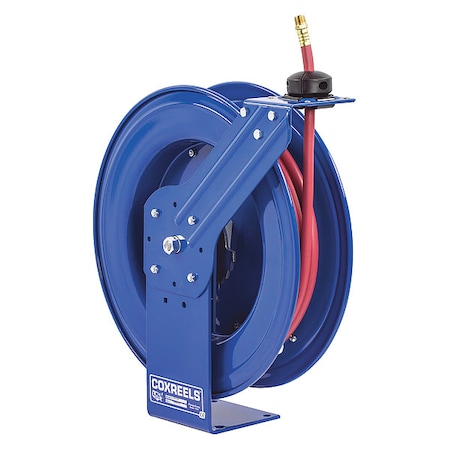 Hose Reel 1/4" ID 60 ft W/Hose Spring by USA Coxreels Pneumatic Spring Return Hose Reels