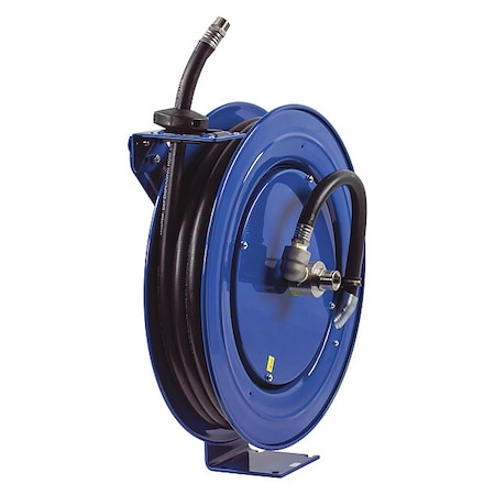 Hose Reel 3/4" FNPT 50ft 25 1/2" H by USA Coxreels Pneumatic Spring Return Hose Reels