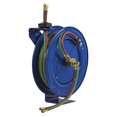 Dual Hose Spring Rewind Hose Reel Type SHW N 175 by USA Coxreels Pneumatic Spring Return Hose Reels