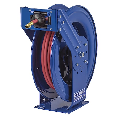 Supreme Spring Hose Reel 3/8" x 100 ft. by USA Coxreels Pneumatic Spring Return Hose Reels