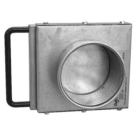8" x 5" Round NFMES Manual BlastGate 22 ga. by Nordfab in US