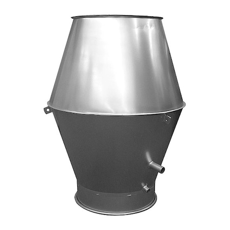 10" x 16-1/2" Round Jet Cap 22 ga. by Nordfab in US