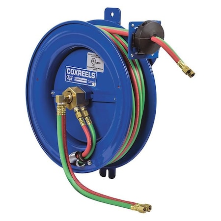 Side Mount Welding Hose Reel With Type SG17W 150 by USA Coxreels Pneumatic Spring Return Hose Reels