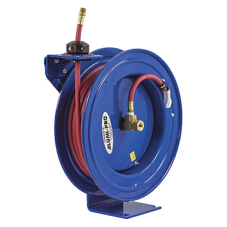 Spring Rewind Hose Reel For Air/Water Type P LP 350 AL by USA Coxreels Pneumatic Spring Return Hose Reels