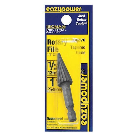 Tapered Cone Rotary File 1/2 in. 1 pcs. by USA Eazypower Rotary Tools & Accessories
