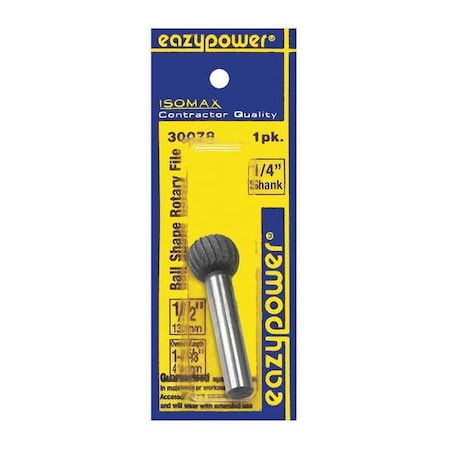 Ball Shaped Rotary File 1/2 in. 1 pcs. by USA Eazypower Rotary Tools & Accessories