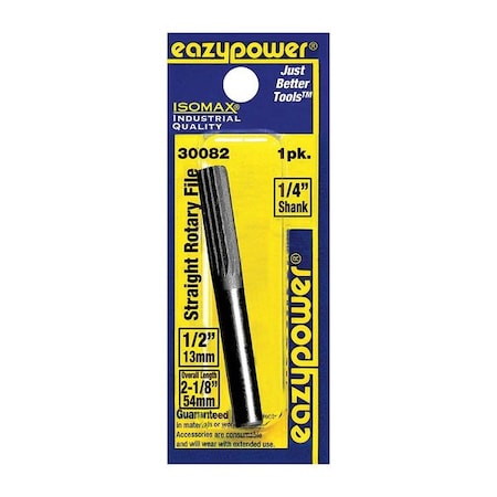 Straight Rotary File 1/4 in. 1 pcs. by USA Eazypower Rotary Tools & Accessories