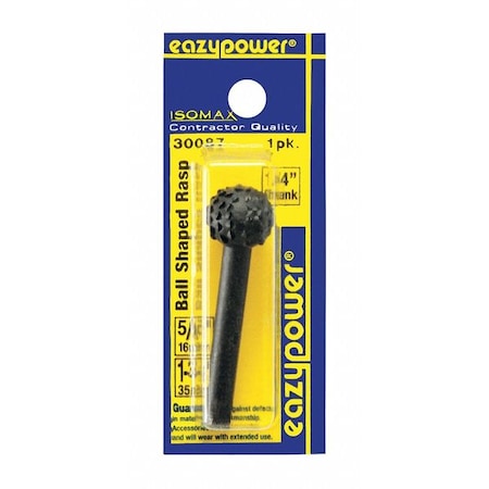 Ball Shaped Rotary Rasp 5/8 in. 1 pcs. by USA Eazypower Rotary Tools & Accessories