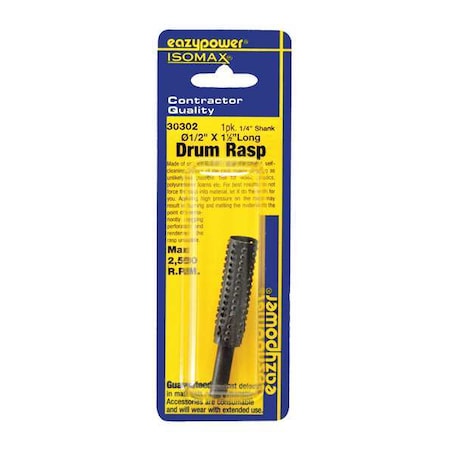Drum Rasp 1/2 in. 1 pcs. by USA Eazypower Rotary Tools & Accessories