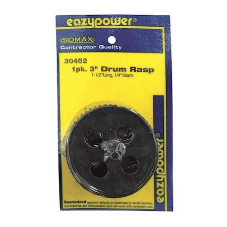 Rotary Drum Rasp 3 in. 1 pcs. by USA Eazypower Rotary Tools & Accessories