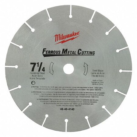 Circular Saw Blade 7 1/4 In. Teeth by USA Milwaukee Circular Power Saw Blades