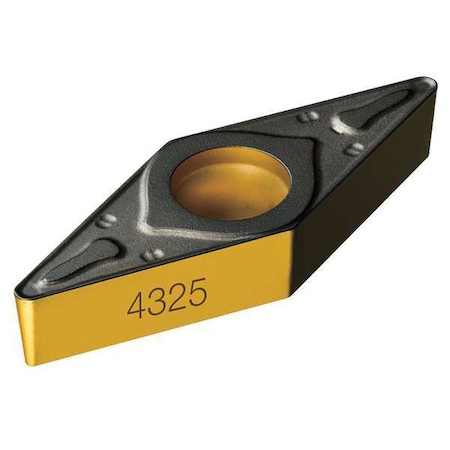 Carbide Turning Insert VBMT 3/8 in. IC Min. Qty 10 Type VBMT 332 PR 4325 by USA Sandvik Coromant Indexable Turning Inserts