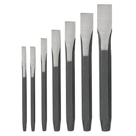 Cold Chisel Set 1/4 To 7/8 In 7 Pc by USA Westward Punch & Chisel Sets