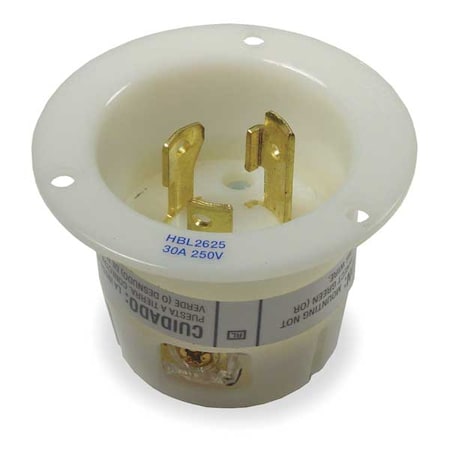 Hubbell Wiring Device-Kellems Flanged Inlet, 250V, 30A, L6 ... l16 30 wiring diagram 
