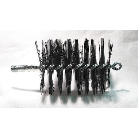Flue Brush Dia 4 1/4 MNPT Length 8 by Tough Guy in US