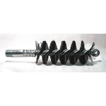 Flue Brush Dia 2 3/8 MNPT Length 8 by Tough Guy in US