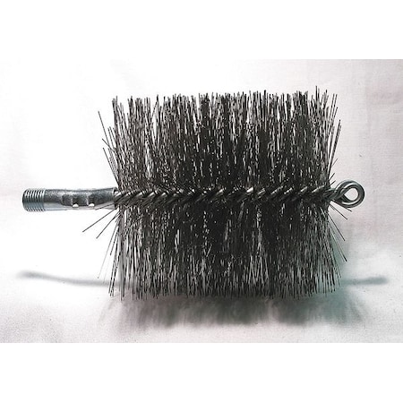 Flue Brush Dia 4 1/4 1/4 MNPT Length 8 Model 3EDL7 by Tough Guy in US